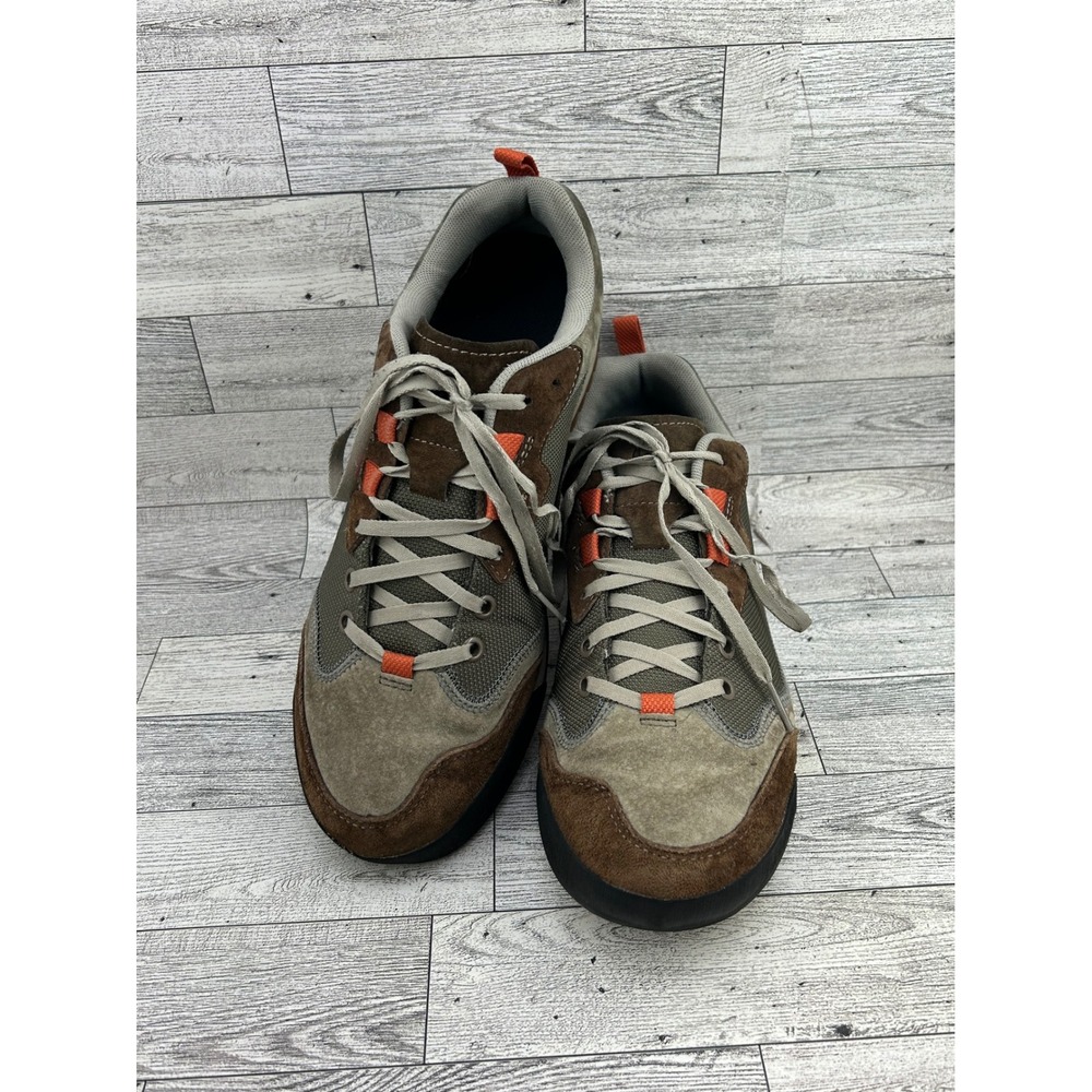 Merrell Catalyst Suede Men Brown Tan Orange Hiking Shoes J95233 Size 9.5‎